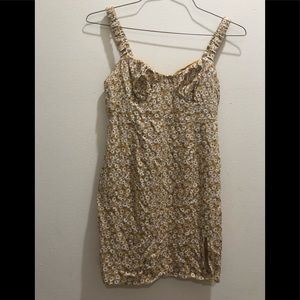 Aeropostale multi colored yellow dress. Size S